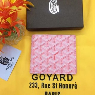 Goyard Goyardine Victoire Small Bifold wallet Pink