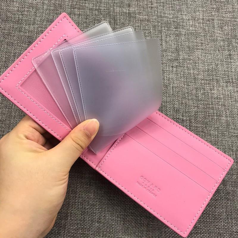 Goyard Goyardine Card Holder Pink