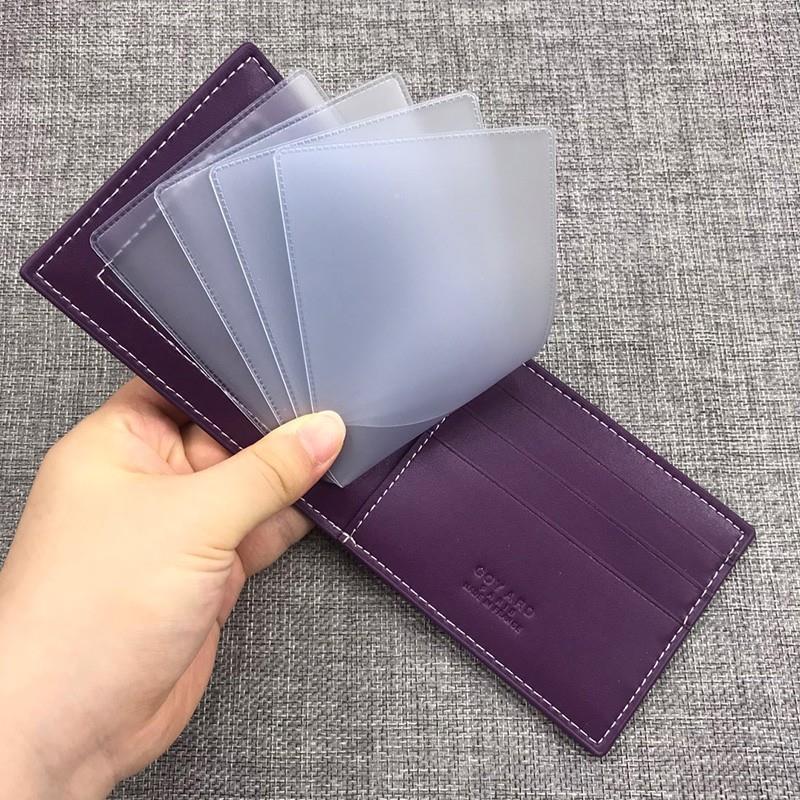 Goyard Goyardine Card Holder Purple